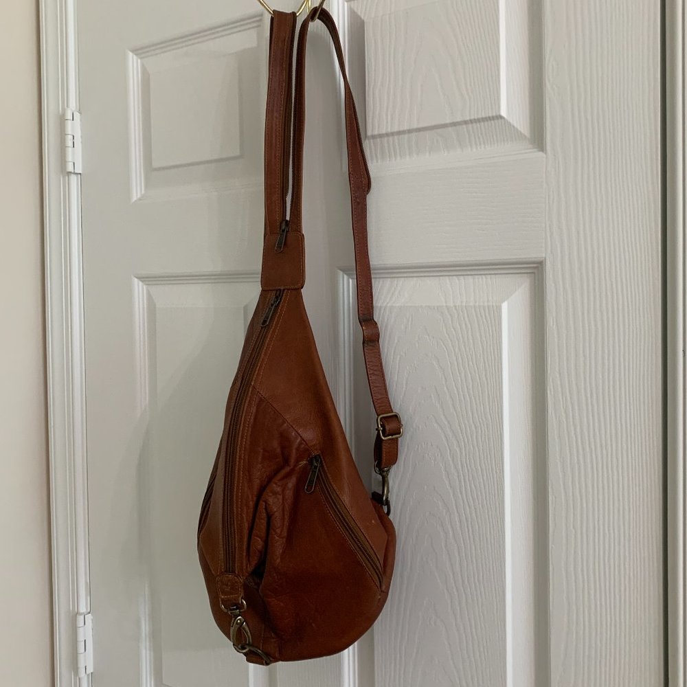 Genuine Leather Made In Colombia Backpack.